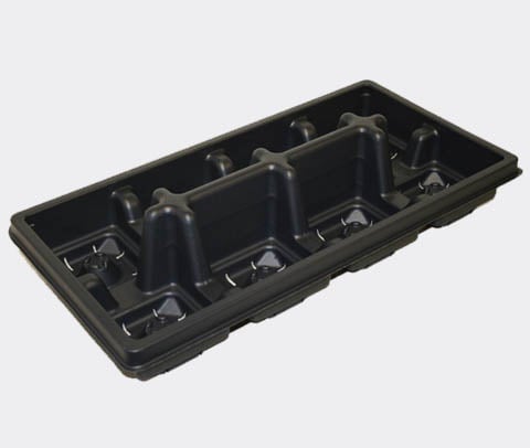 705193C - 550 Square Pot 8-Count Carry Trays | T.O. Plastics